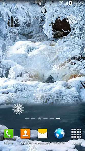 Play Winter Waterfalls Wallpaper  and enjoy Winter Waterfalls Wallpaper with UptoPlay