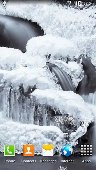 Play Winter Waterfalls Wallpaper as an online game Winter Waterfalls Wallpaper with UptoPlay