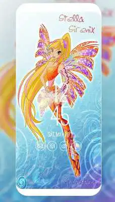 Winx club live wallpaper online game with UptoPlay