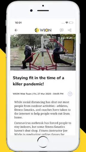 Play WION News - World News Live as an online game WION News - World News Live with UptoPlay