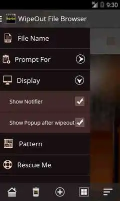 Play WipeOut Security Tool