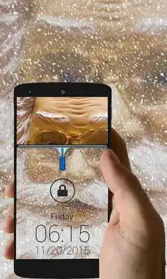 Play Wiper Lock Screen - Zip Lock
