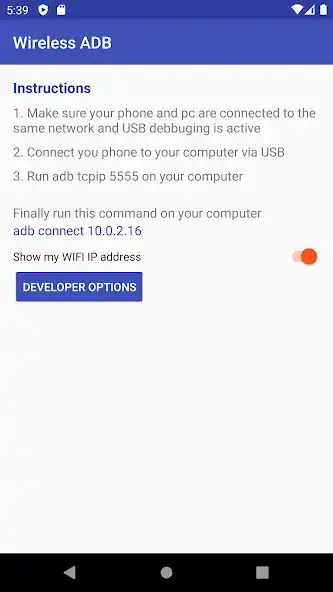 Play Wireless ABD (NO ROOT) as an online game Wireless ABD (NO ROOT) with UptoPlay