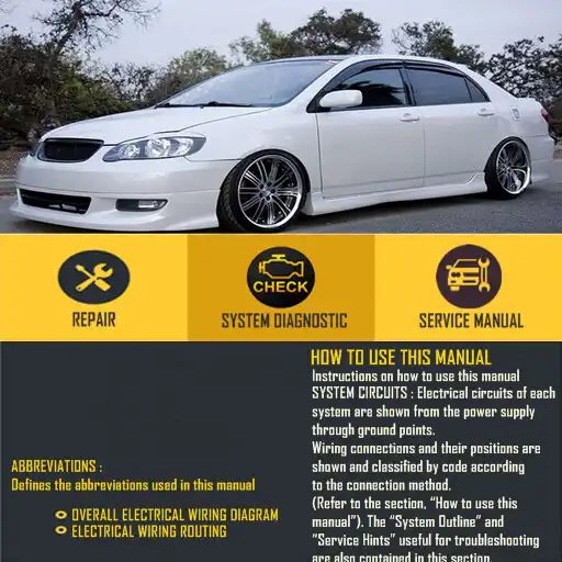 Play Wiring Diagram Toyota Corolla APK