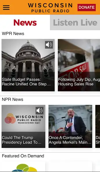Play Wisconsin Public Radio App as an online game Wisconsin Public Radio App with UptoPlay