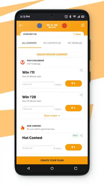 Play WISDOM11 - Fantasy Sports App  and enjoy WISDOM11 - Fantasy Sports App with UptoPlay