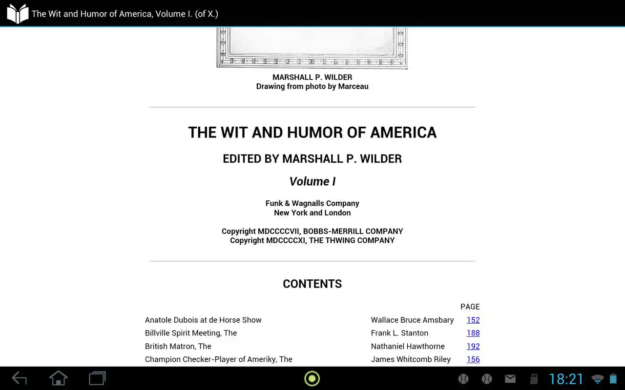 Play Wit and Humor of America 1