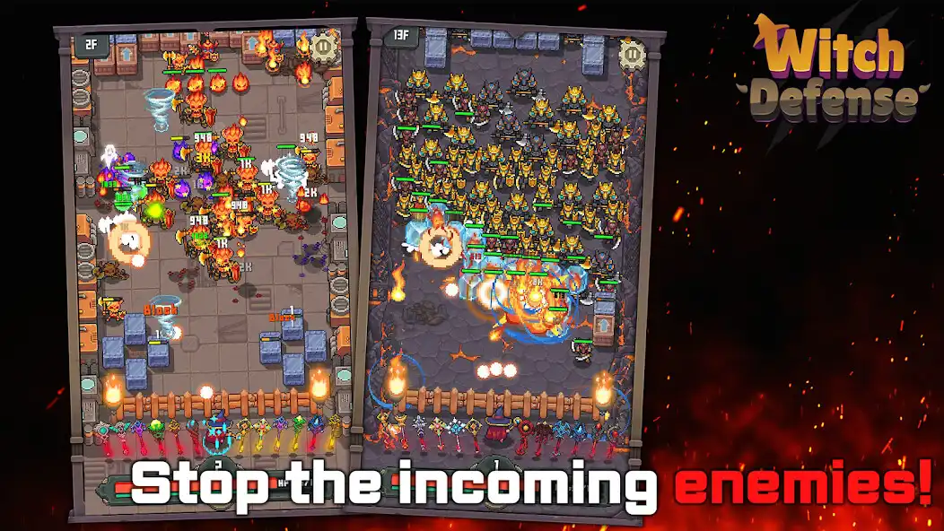 Play Witch Defense as an online game Witch Defense with UptoPlay
