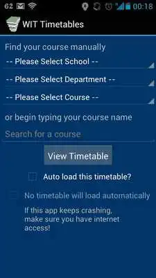 Play WIT Timetables