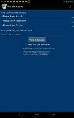 Play WIT Timetables