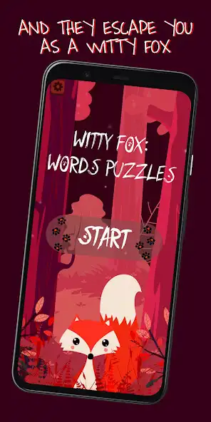 Play Witty Fox: Words Puzzles as an online game Witty Fox: Words Puzzles with UptoPlay