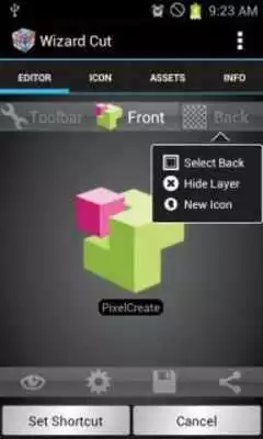 Play Wizard Cut Icon Changer