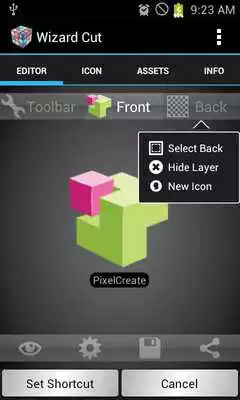 Play Wizard Cut Icon Changer
