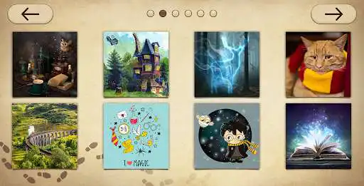 Play Wizard Potter jigsaw puzzles as an online game Wizard Potter jigsaw puzzles with UptoPlay