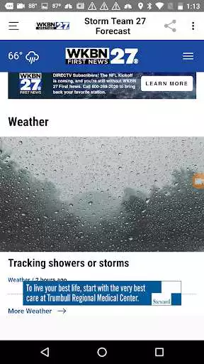 Play WKBN 27 Weather - Youngstown as an online game WKBN 27 Weather - Youngstown with UptoPlay