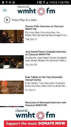 Play WMHT-FM and enjoy WMHT-FM with UptoPlay Play WMHT-FM and enjoy WMHT-FM with UptoPlay