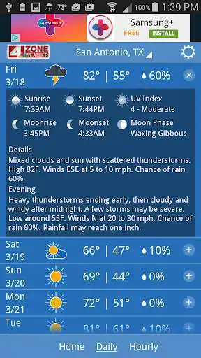 Play WOAI 4 Zone Weather as an online game WOAI 4 Zone Weather with UptoPlay