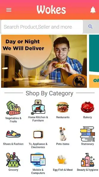 Play Wokes App : HyperLocal Home Delivery as an online game Wokes App : HyperLocal Home Delivery with UptoPlay
