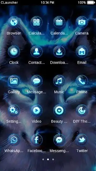 Play Wolf Blue Flames Theme Meizu as an online game Wolf Blue Flames Theme Meizu with UptoPlay