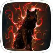Free play online Wolf Flame Theme APK
