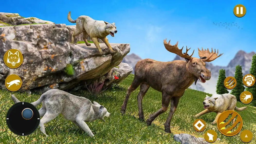 Play Wolf Game: Animal Family Life  and enjoy Wolf Game: Animal Family Life with UptoPlay