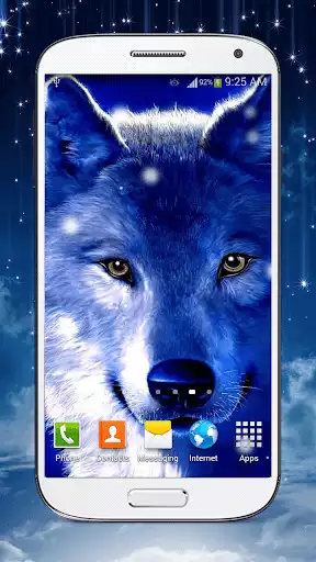 Play Wolf Live Wallpaper HD  and enjoy Wolf Live Wallpaper HD with UptoPlay