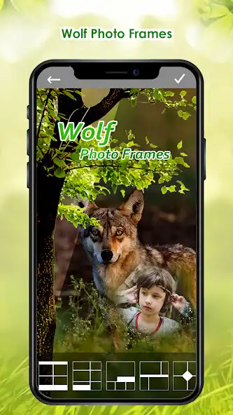 Play Wolf Photo Editor and Frames as an online game Wolf Photo Editor and Frames with UptoPlay