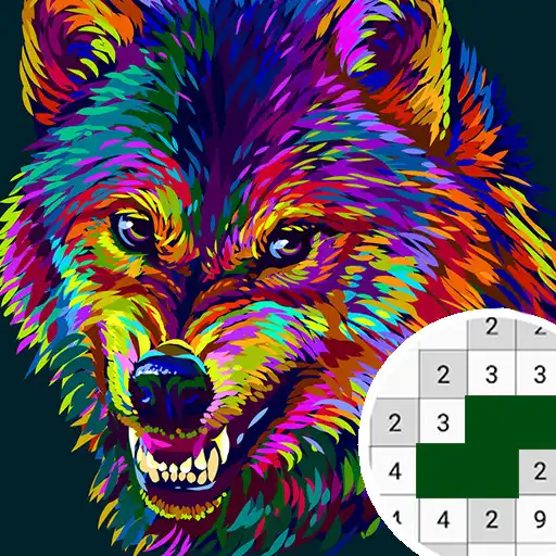 Play Wolf Pixel Coloring Number Art APK