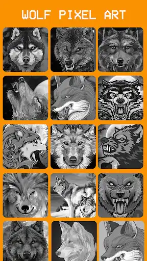 Play Wolf Pixel Coloring Number Art  and enjoy Wolf Pixel Coloring Number Art with UptoPlay