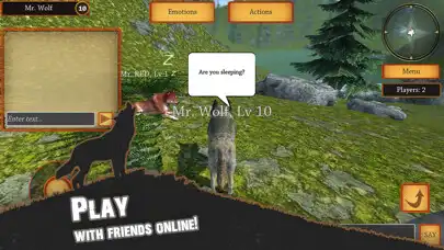 Play Wolf Simulator Animal Games as an online game Wolf Simulator Animal Games with UptoPlay