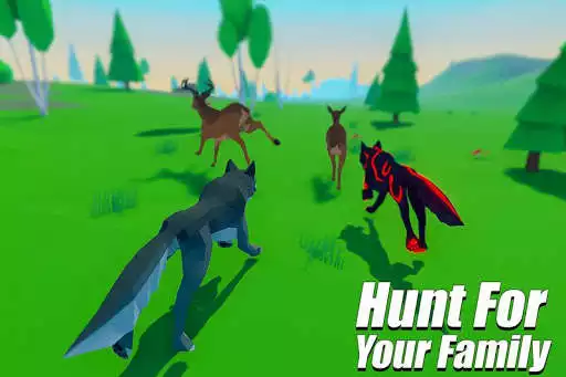 Play Wolf Simulator Fantasy Jungle as an online game Wolf Simulator Fantasy Jungle with UptoPlay