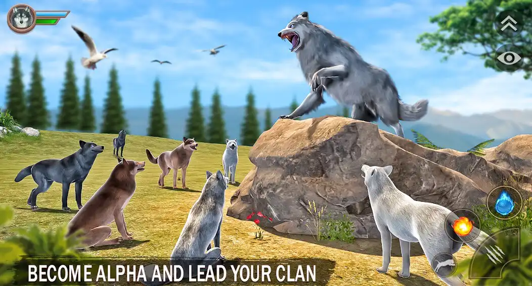 Play Wolf Simulator: Wolf Games  and enjoy Wolf Simulator: Wolf Games with UptoPlay