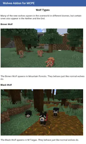Play Wolves+ Addon for Minecraft PE  and enjoy Wolves+ Addon for Minecraft PE with UptoPlay