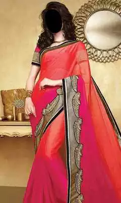 Play Woman Designer Saree Photo Suit