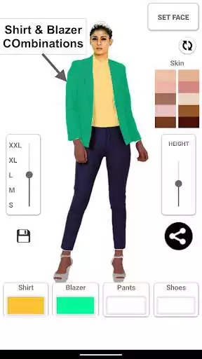 Play Woman Formal Outfit - Dress Colour Changer as an online game Woman Formal Outfit - Dress Colour Changer with UptoPlay