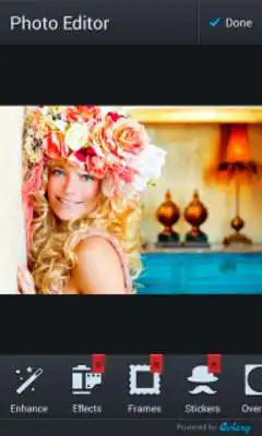 Play Woman Hair Flowers Editor