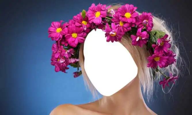 Play Woman Hair Flowers Editor