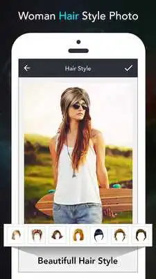 Play Woman hairstyle photoeditor Play Woman hairstyle photoeditor