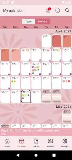 Play WomanLog Pro Calendar as an online game WomanLog Pro Calendar with UptoPlay