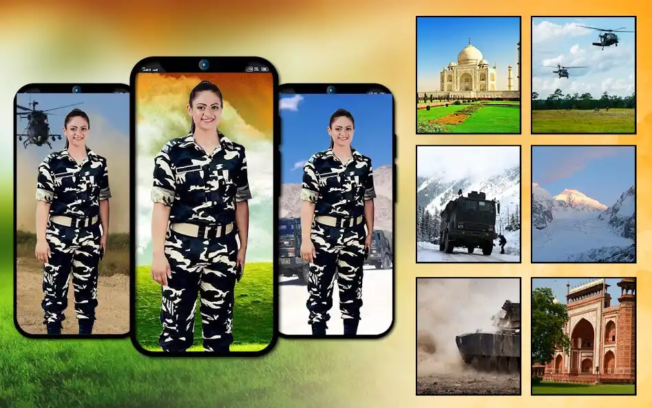Play Women army commando photo suit as an online game Women army commando photo suit with UptoPlay