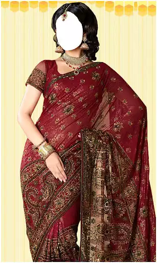 Play Women Bridal Saree Suit as an online game Women Bridal Saree Suit with UptoPlay