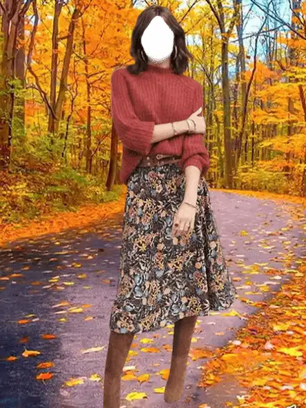 Play Women Fall Fashion as an online game Women Fall Fashion with UptoPlay