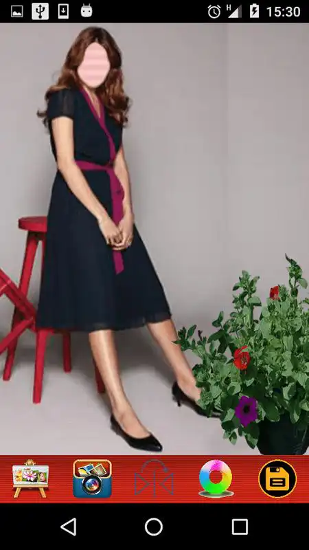 Play Women Gown Dress Montage