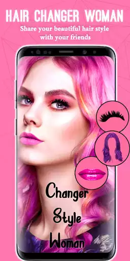 Play Women Hair Changer Photo Editor as an online game Women Hair Changer Photo Editor with UptoPlay
