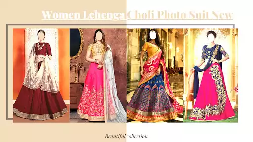 Play Women Lehenga Choli Photo Suit as an online game Women Lehenga Choli Photo Suit with UptoPlay