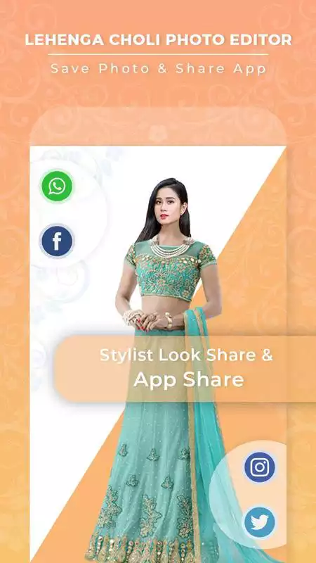 Play Women Lehenga Choli Suit Photo Editor