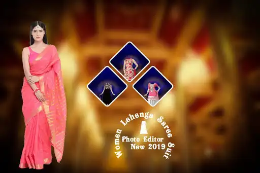 Play Women Lehenga photo Suit editor  and enjoy Women Lehenga photo Suit editor with UptoPlay