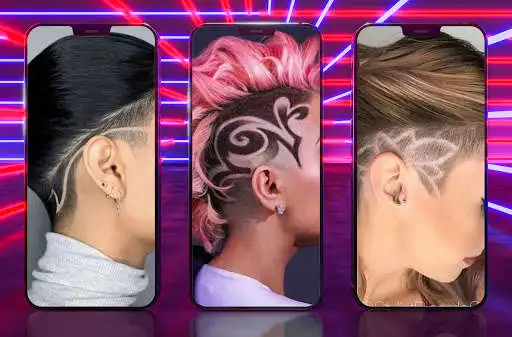 Play Women Line Hairstyles as an online game Women Line Hairstyles with UptoPlay