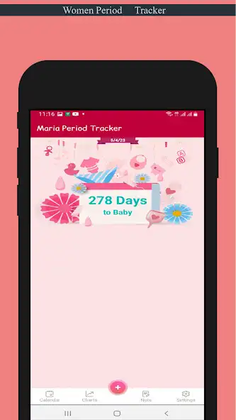 Play Women Period Tracker as an online game Women Period Tracker with UptoPlay