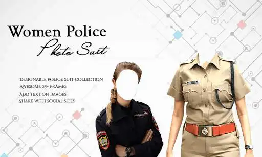 Play Women Police Photo Suit